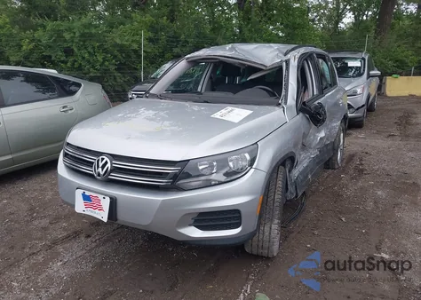 2015 Volkswagen Tiguan Se from USA, damaged, VIN WVGBV7AX9FW595477